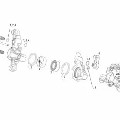 SRAM Pièces Détachées P. Étrier De Frein XX (2012-2016)/XX World Cup (2012)