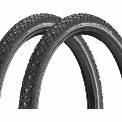 Schwalbe Set De 2 Pneus Rigides Cloutés Marathon Winter Plus 20"