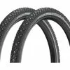 Schwalbe Set De 2 Pneus Rigides Cloutés Marathon Winter Plus 24"