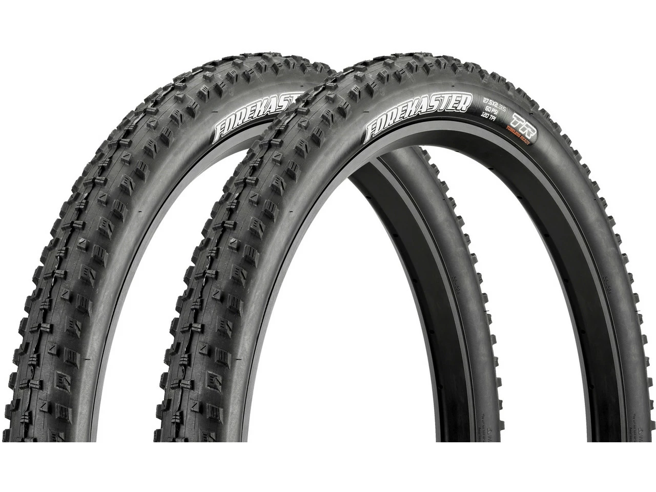 MAXXIS Set De 2 Pneus Souples Forekaster EXO Protection 27,5" 3 MAXXIS Set De 2 Pneus Souples Forekaster EXO Protection 27,5"