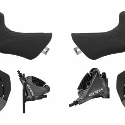 Shimano Set De Freins à Disque Av+arr GRX BR-RX810 + Di2 ST-RX815