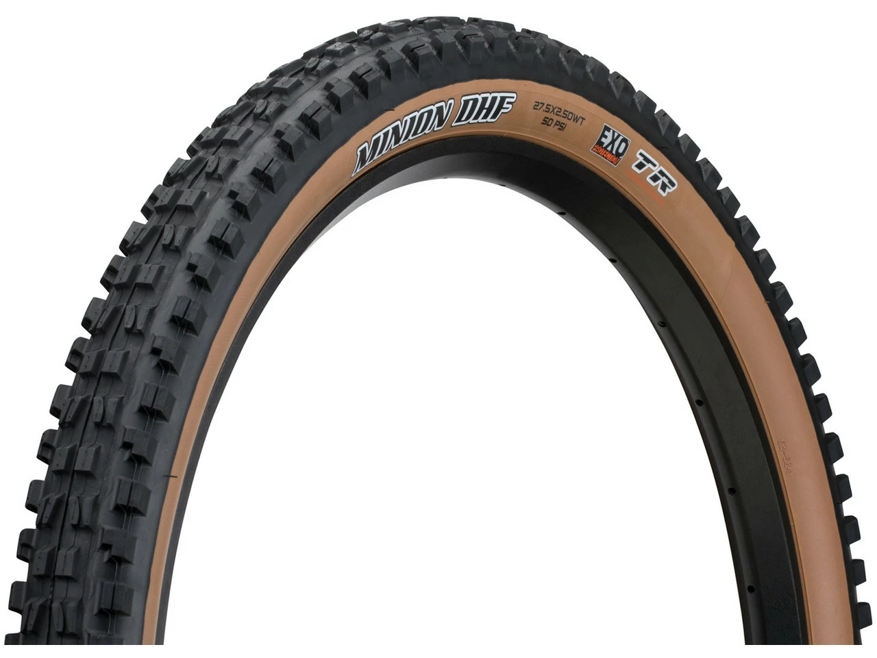 MAXXIS Pneu Souple Minion DHF Dual EXO WT TR Skinwall 27,5" 3 MAXXIS Pneu Souple Minion DHF Dual EXO WT TR Skinwall 27,5"