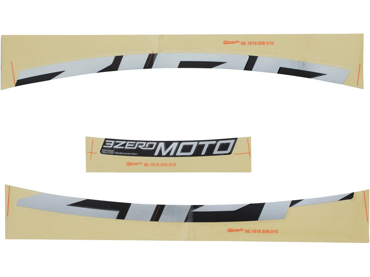 ZIPP Kit D'Autocollants Pour 3ZERO MOTO 27,5" 4 ZIPP Kit D'Autocollants Pour 3ZERO MOTO 27,5" – Image 2