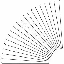 Sapim Rayons Leader J-Bend + Écrous - 20 Pièces -Promos Porte-vélos Magasin 357585