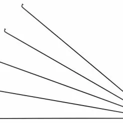 Sapim Rayons Leader J-Bend + Écrous - 5 Pièces