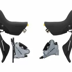 Shimano Set De Freins à Disque Av+arr 105 BR-R7070 + ST-R7020 -Promos Porte-vélos Magasin 383308