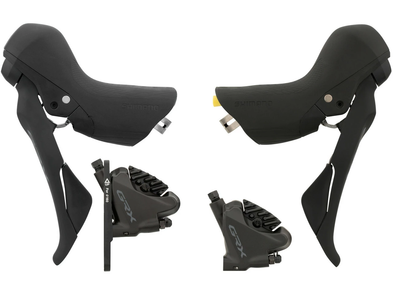 Shimano Set De Freins à Disque Av+arr GRX BR-RX400 + ST-RX600 3 Shimano Set De Freins à Disque Av+arr GRX BR-RX400 + ST-RX600