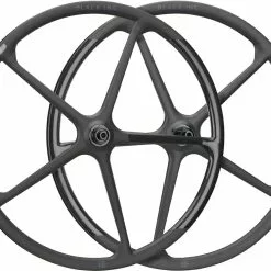 Black Inc Set De Roues En Carbone Five Disc Center Lock 28"