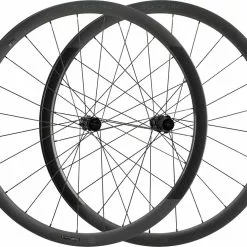 Black Inc Set De Roues En Carbone Thirty Four Disc Center Lock 28"