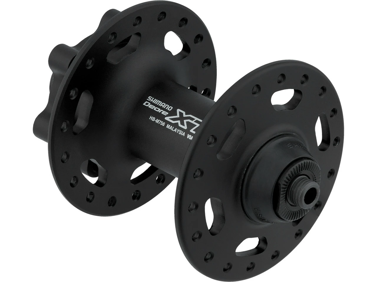 Shimano Moyeu Avant XT HB-M756 Disc 6 Trous Pour Axe à Serrage Rapide 5 Shimano Moyeu Avant XT HB-M756 Disc 6 Trous Pour Axe à Serrage Rapide – Image 3