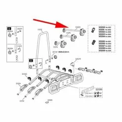 Bras Long Thule EuroRide 943