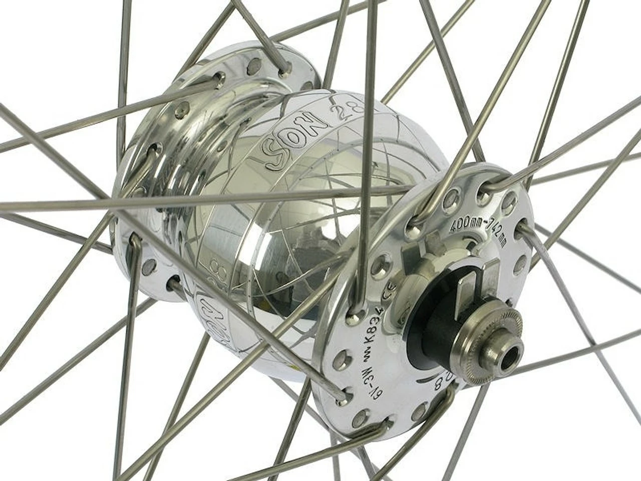 SON Roue 28 + A 319 + Sapim Race 28" 4 SON Roue 28 + A 319 + Sapim Race 28" – Image 2