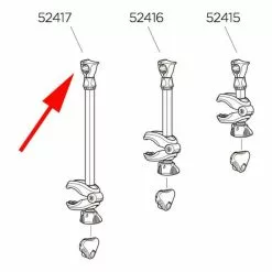Branche Vélo Longue Thule Sans Fermeture Pour Porte Vélo EuroClassic 929 G6
