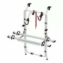 Porte-vélos Fiamma Opel Vivaro/Renault Trafic Pour 2/4 Vélos Gris Argenté Noir Rouge